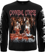 Футболка з довгим рукавом Cannibal Corpse "Butchered at Birth" (album cover)
