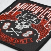 Нашивка ткана MOTLEY CRUE - TOO FAST FOR LOVE (ofp-059)