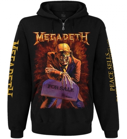 Худі Megadeth "Peace Sells… but Who’s Buying?" на блискавці