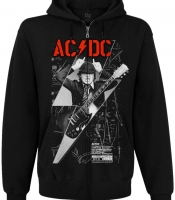 Худі AC/DC (PWR UP Angus Young) на блискавці