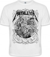 Футболка Metallica "And Justice For All" (белая футболка)