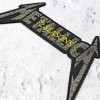 Нашивка ткана METALLICA - 72 SEASONS CHARRED LOGO CUT OUT (ofp-153)