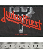 Нашивка ткана JUDAS PRIEST - LOGO  FORK (ofp-434)