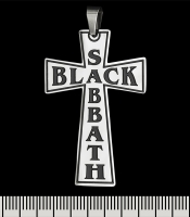 Кулон Black Sabbath (cross), фігурний (ptsb-239)