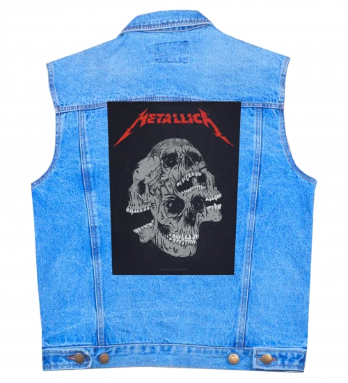 Нашивка наспинна катана METALLICA - SKULLS (olbp-154)