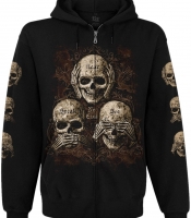 Худі See No Evil, Hear No Evil, Speak No Evil на блискавці