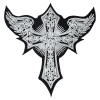 Нашивка термо Хрест з крилами наспинна (thps-067) Нашивка термо Хрест з крилами наспинна (thps-067)