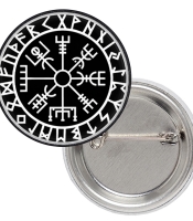Значок Vegvisir (Вегвизир, рунический компас)