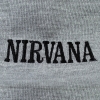 Шапка с вышивкой Nirvana серая