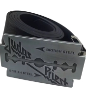 Пряжка Judas Priest "British Steel", Комплект поставки товара Пряжка + ремень (натуральная кожа)