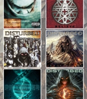 Стікерпак Disturbed (album covers) - SP-296