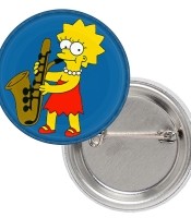 Значок The Simpson - Lisa Simpson