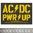 Нашивка ткана AC/DC - PWR UP (ofp-403) Нашивка ткана AC/DC - PWR UP (ofp-403)