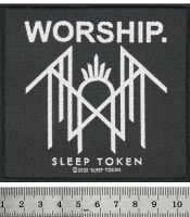 Нашивка ткана SLEEP TOKEN - WORSHIP (ofp-433)