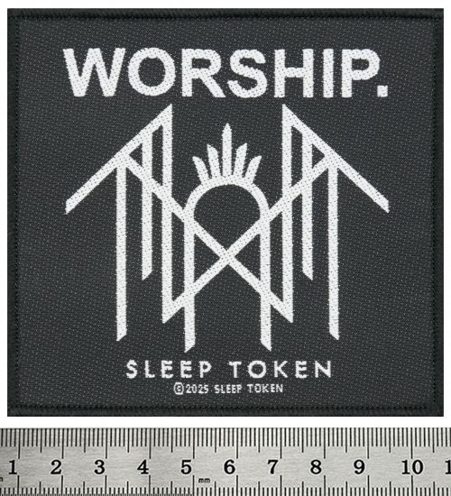 Нашивка ткана SLEEP TOKEN - WORSHIP (ofp-433)