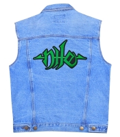 Нашивка термо Nile (green logo) наспинна (thps-056)