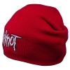 Шапка с вышивкой Slipknot (logo) красная