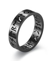 Кільце Руни (чорне) (rnc-007)