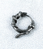 Сережка-кільце зі Змією (ea-158)