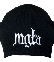 Шапка с вышивкой Mgla черная