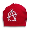 Шапка з вишивкою Anarchy (червона)