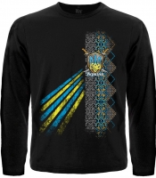 Футболка с длинным рукавом Тризуб (Узор)