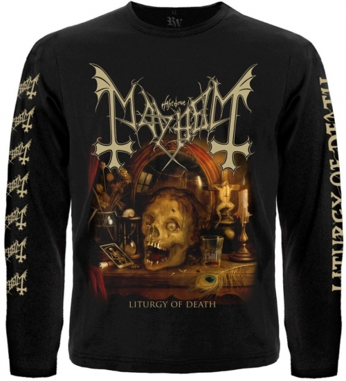 Футболка з довгим рукавом Mayhem "Liturgy of Death"