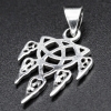 Кулон Трикветр у вигляді лапи вовка (срібло, 925 проба) (sp-221) Кулон Трикветр у вигляді лапи вовка (срібло, 925 проба) (sp-221)