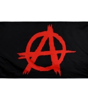 Прапор Анархія (чорно-червоний) (fcn-004)