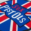 Нашивка термо Sex Pistols (logo and British flag) наспинна (thps-013)