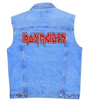 Нашивка термо Iron Maiden (red logo) наспинна (thps-038)