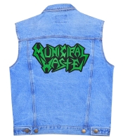Нашивка термо Municipal Waste (logo) наспинна (thps-005)