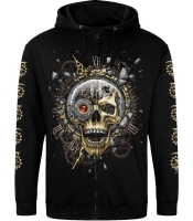 Худі на блискавці Just Hoods - Mechanical Eternity (череп стимпанк)