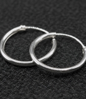 Сережка, кільце потовщене (eas-146)