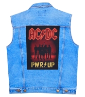 Нашивка наспинна катана AC/DC - PWR UP BAND (olbp-143)