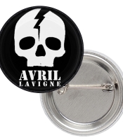 Значок Avril Lavigne (skull)