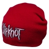 Шапка с вышивкой Slipknot (logo) красная