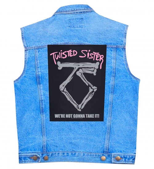 Нашивка наспинна катана TWISTED SISTER - WE'RE NOT GONNA TAKE IT (olbp-112)