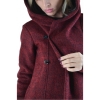 Тепла вовняна мантія (пальто) Urbanist Бордо