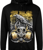 Худі на блискавці Just Hoods - Biological Hazard (постапокаліпсис)