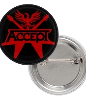 Значок Accept (guitars and eagle logo)
