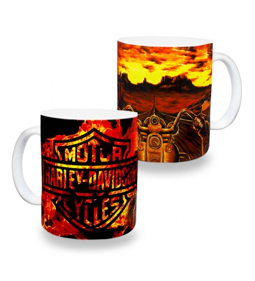 Чашка Harley-Davidson (fire) Чашка Harley-Davidson (fire)