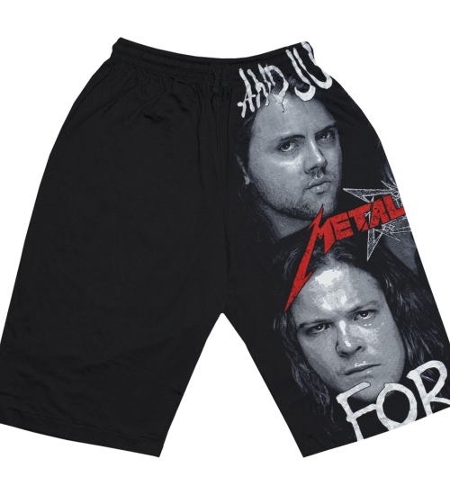 Шорти All print - Metallica Faces of Band ("And Justice For All")