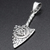 Кулон Наконечник стріли з валкнутом (срібло, 925 проба) (sp-227) Кулон Наконечник стріли з валкнутом (срібло, 925 проба) (sp-227)