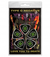 Подарунковий набір медіаторів TYPE O NEGATIVE - LOVE YOU TO DEATH (mol-074)