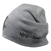 Шапка с вышивкой Молот Тора (руны) серая