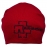 Шапка с вышивкой Rammstein, красная