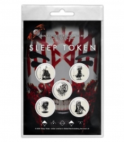 Подарунковий набір значків SLEEP TOKEN - VESSEL MASK (iol-063)