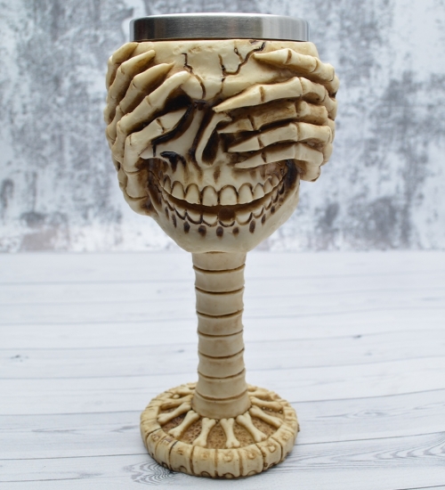 Подарочный Бокал Череп, нічого не бачу 180 мл (cub-001)