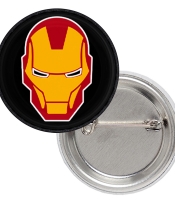 Значок Iron Man mask logo (Marvel)